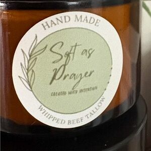 Handmade Whipped Beef Tallow - frankincense oil and Egyptian geranium